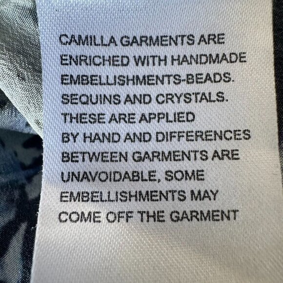 Camilla Mini Dress with Long Overlay Silk Crystal Embellished Size XS Hush Hush - Picture 14 of 16